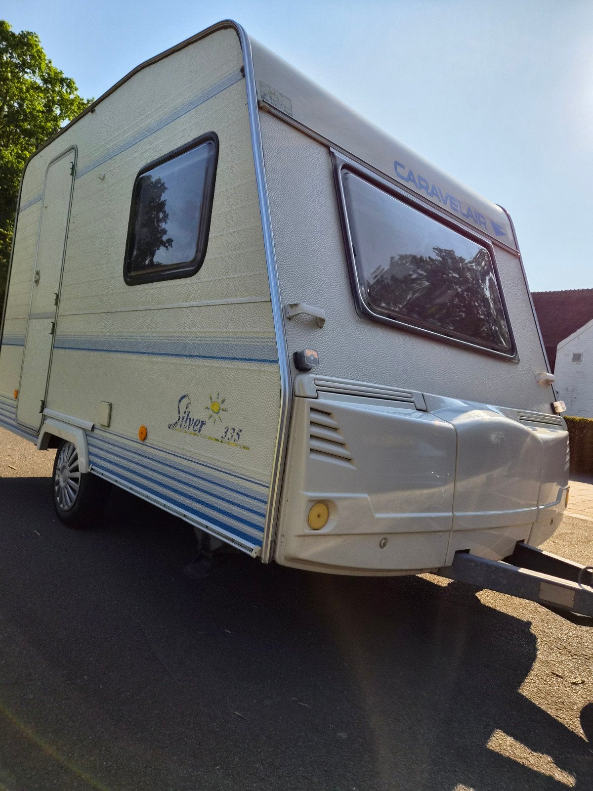 Caravan caravelair Keuringsvrij MTM 750.KG voortent, Vast bed, Kachel, Treinzit, Tot en met 3