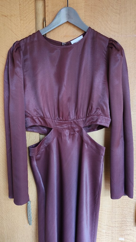 Maisonêtre - Galajurk - burgundy, Kleding | Dames, Overige kleuren, Verzenden, Nieuw, Onder de knie