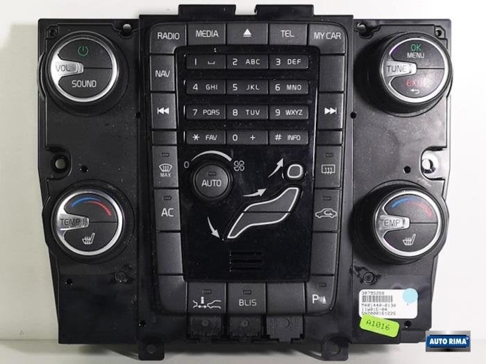 Panneau de commandes chauffage d'un Volvo V60, -, 3 mois de garantie, -, -