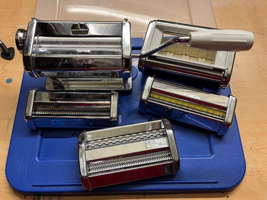 Marcato Atlas 150 Multi Pastamachine, Gebruikt, Zilver, Ophalen of Verzenden, Metaal
