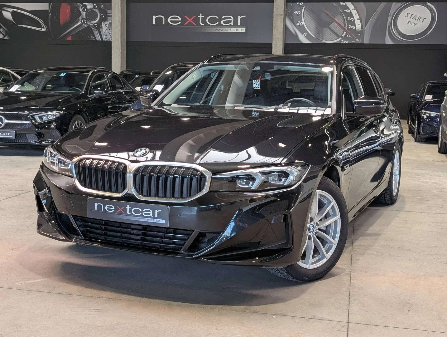 BMW 3 Serie 320 eAS Touring Sportline NAVIPRO-CUIR SPORT-CAM, Autos : Divers, Break, Automatique, 1998 cm³, Noir