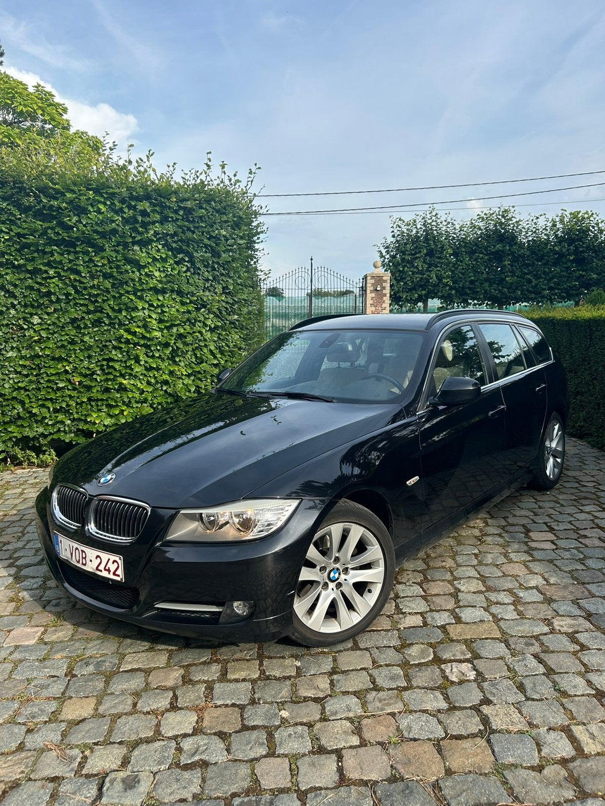 Bmw 318d e91 ‘eerste eigenaar’, Autos, BMW, Cuir, Euro 5, Achat, Boîte manuelle