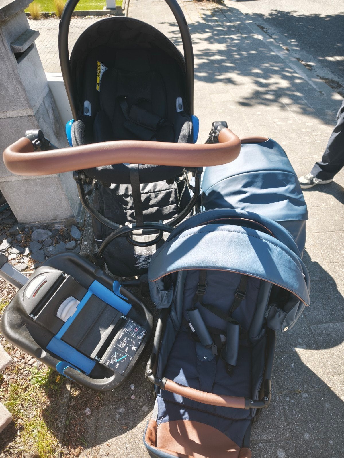 3 in 1 combiwagen + isofix, Ophalen, Combiwagen