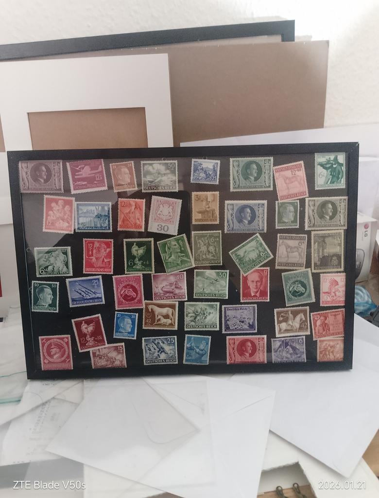 46 postzegels Duitserijk, Verzenden