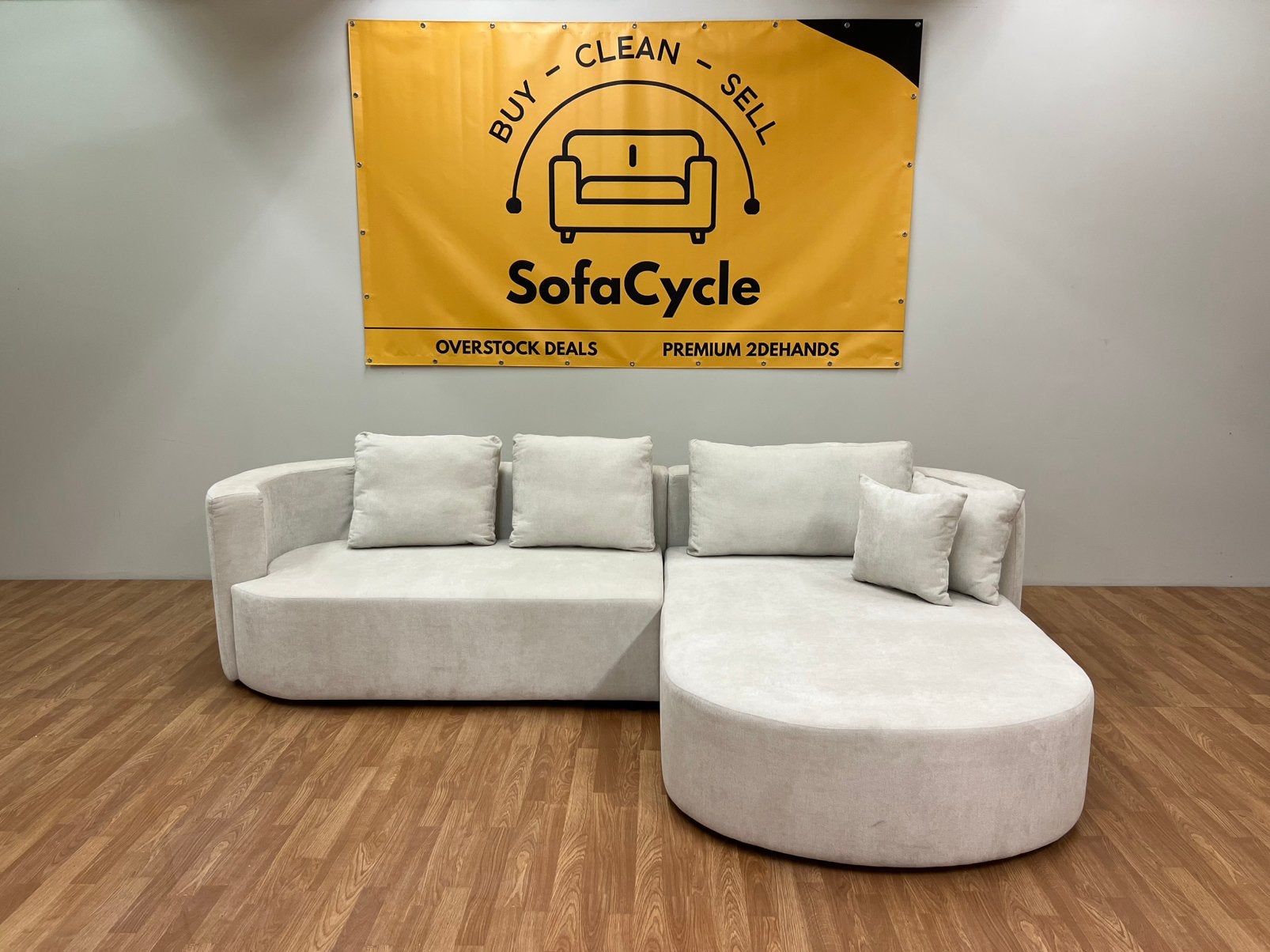 Nouveau siège d'angle avec lit de couchage -SofaCycle, Neuf, Enlèvement ou Envoi, SofaCycle, Tissus