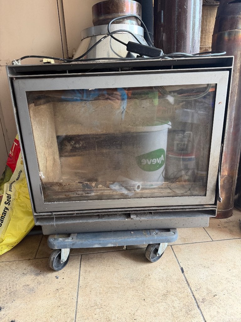 Open haard, kachel, Huis en Inrichting, Ophalen, Gebruikt, Inbouw