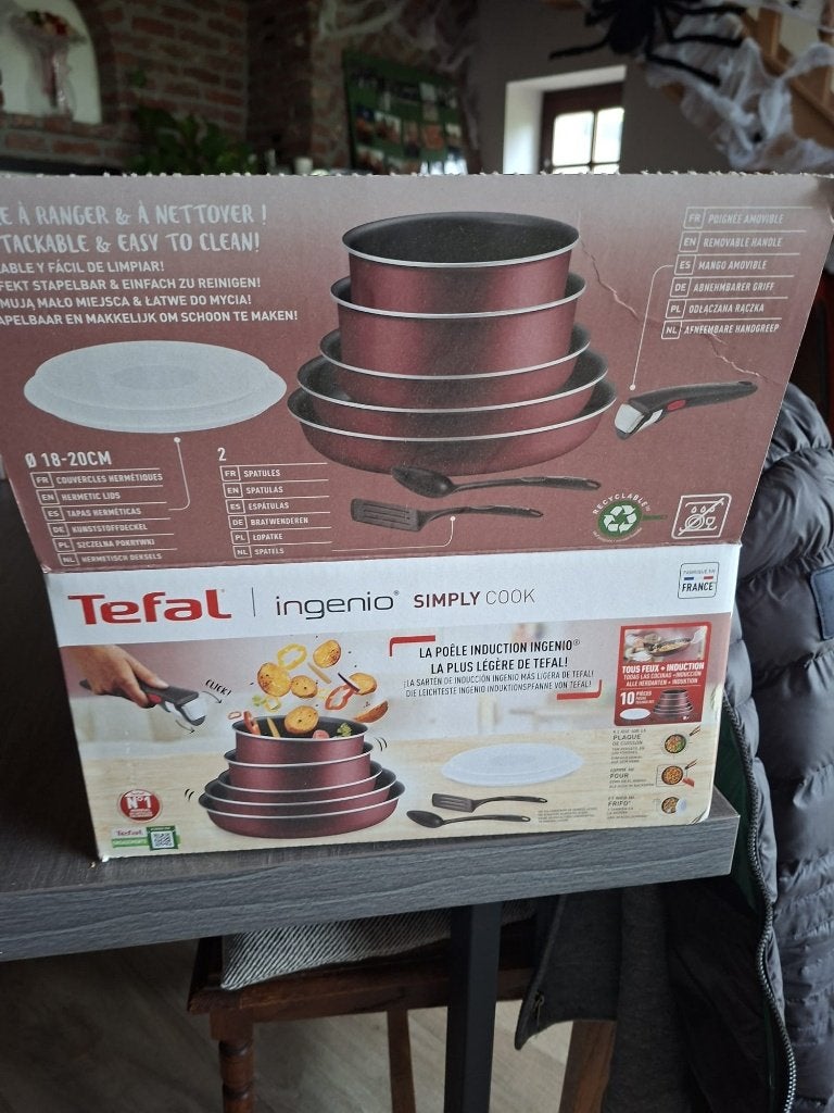 Batterie de cuisine Tefal 10 pièces. Tous feux., Tefal, Comme neuf, Enlèvement, Autres matériaux