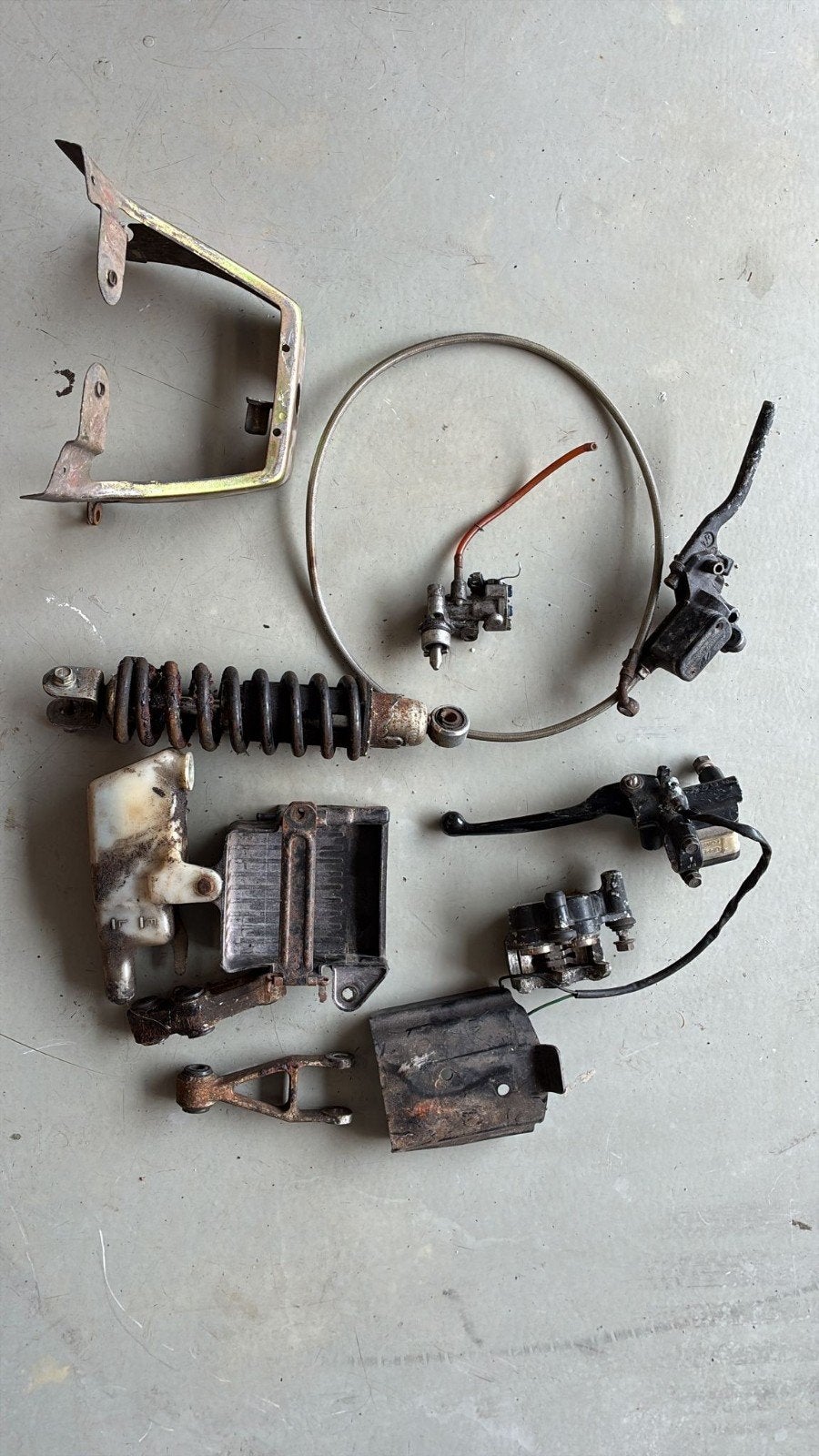 Pièces Honda MBX, Enlèvement