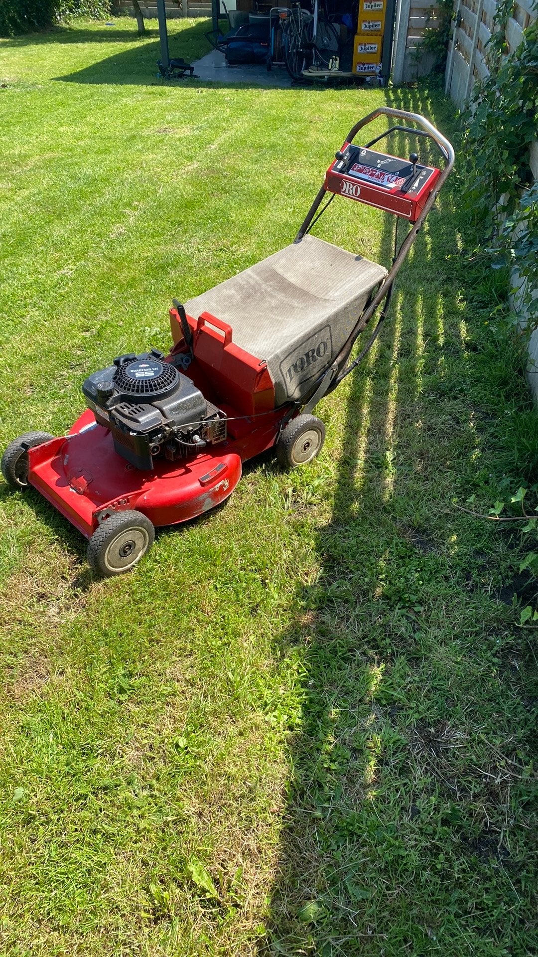 Toro grasmaaier te koop!!!, Ophalen, Gebruikt, Benzine-grasmaaier