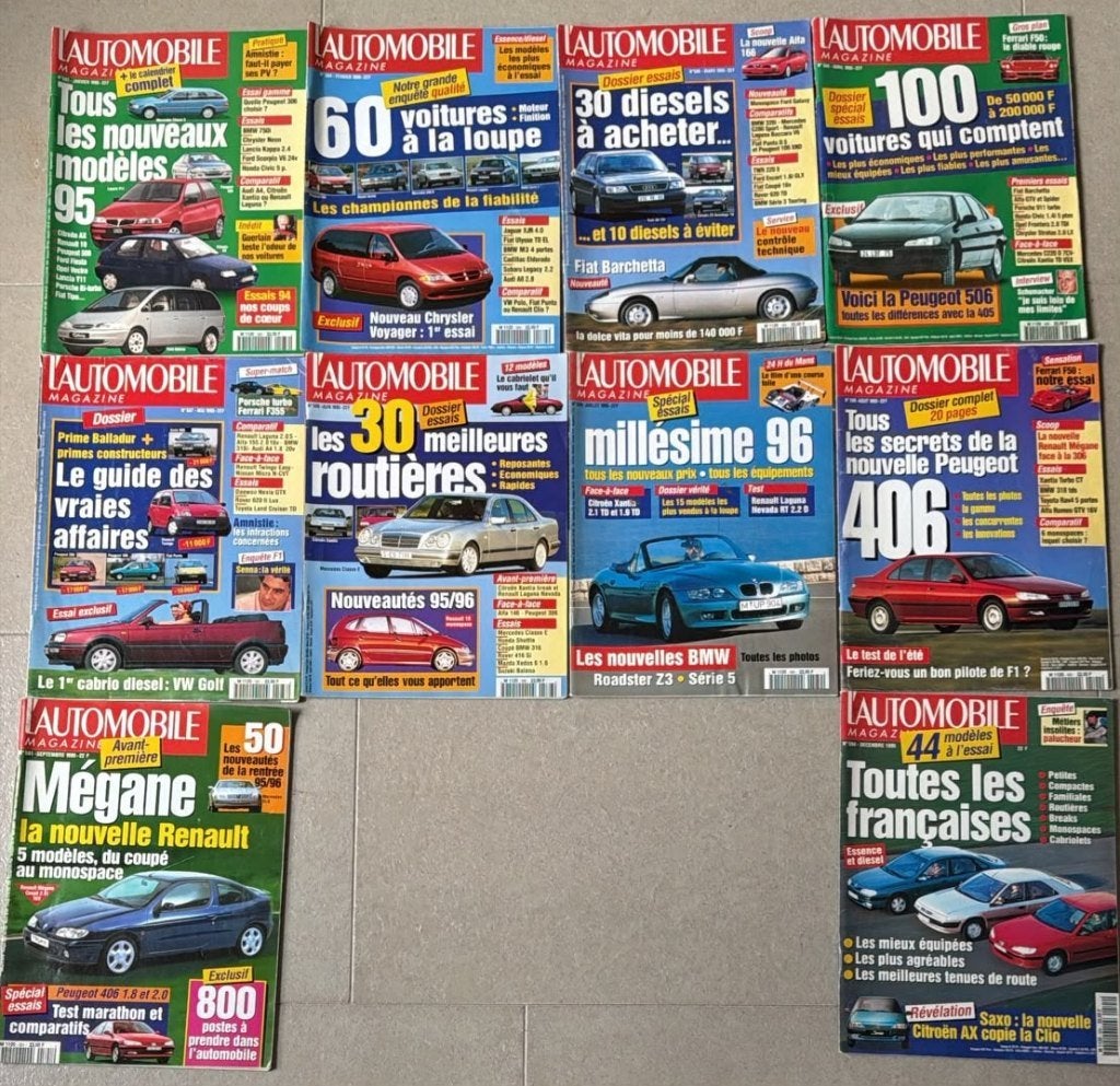 L'Automobile Magazine 1995, Enlèvement ou Envoi, Général, L'Automobile Magazine, Utilisé