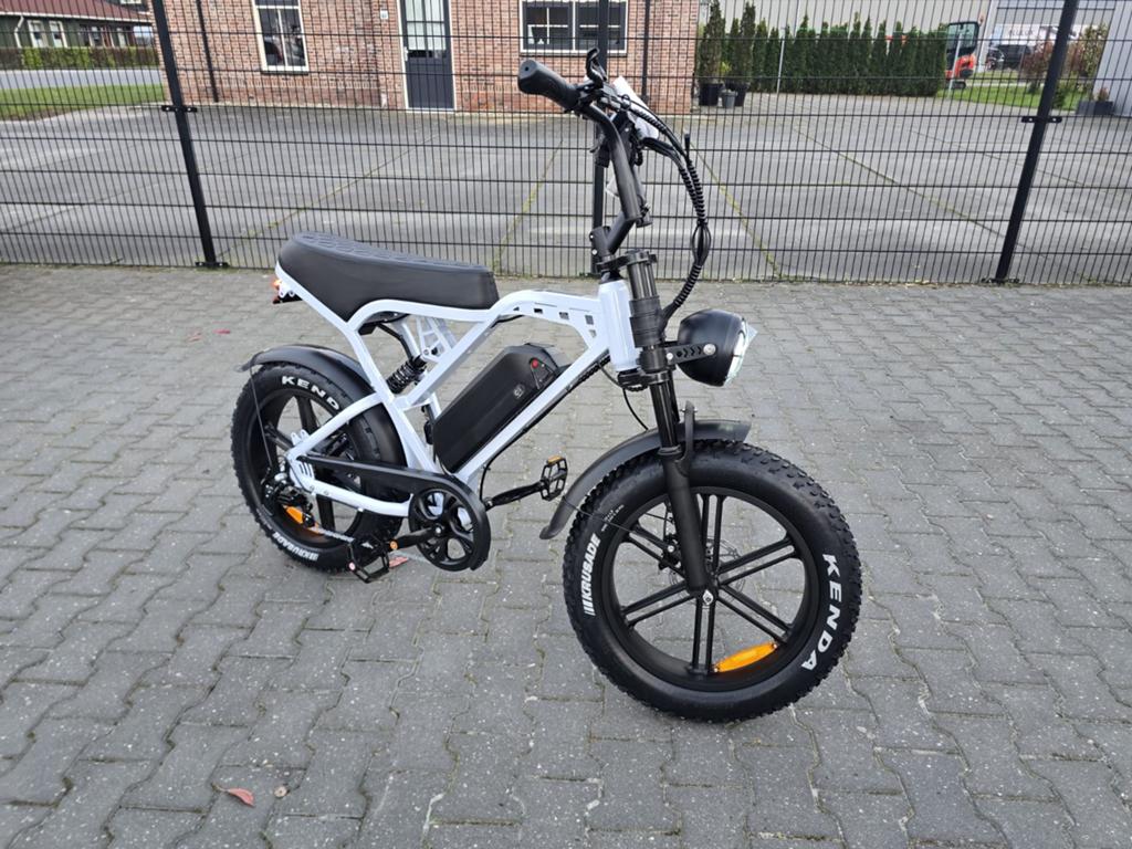 Fatbike OUXI V20 Pro NFC+SLOT+GPS GRATIS MONTAGE & Wit Kleur, Fietsen en Brommers, Fietsen | Vouwfietsen, Ophalen, Schijfrem, Versnellingen