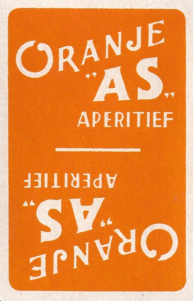 L 28 / S K ORANJE AS APERITIEF, Enlèvement ou Envoi, Neuf, Carte(s) à jouer
