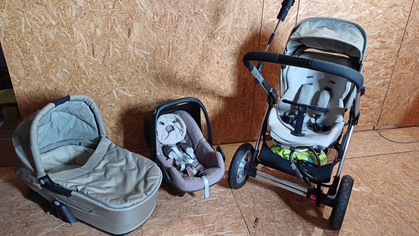 Buggyset, Ophalen, Gebruikt, Maxi-Cosi, Regenhoes