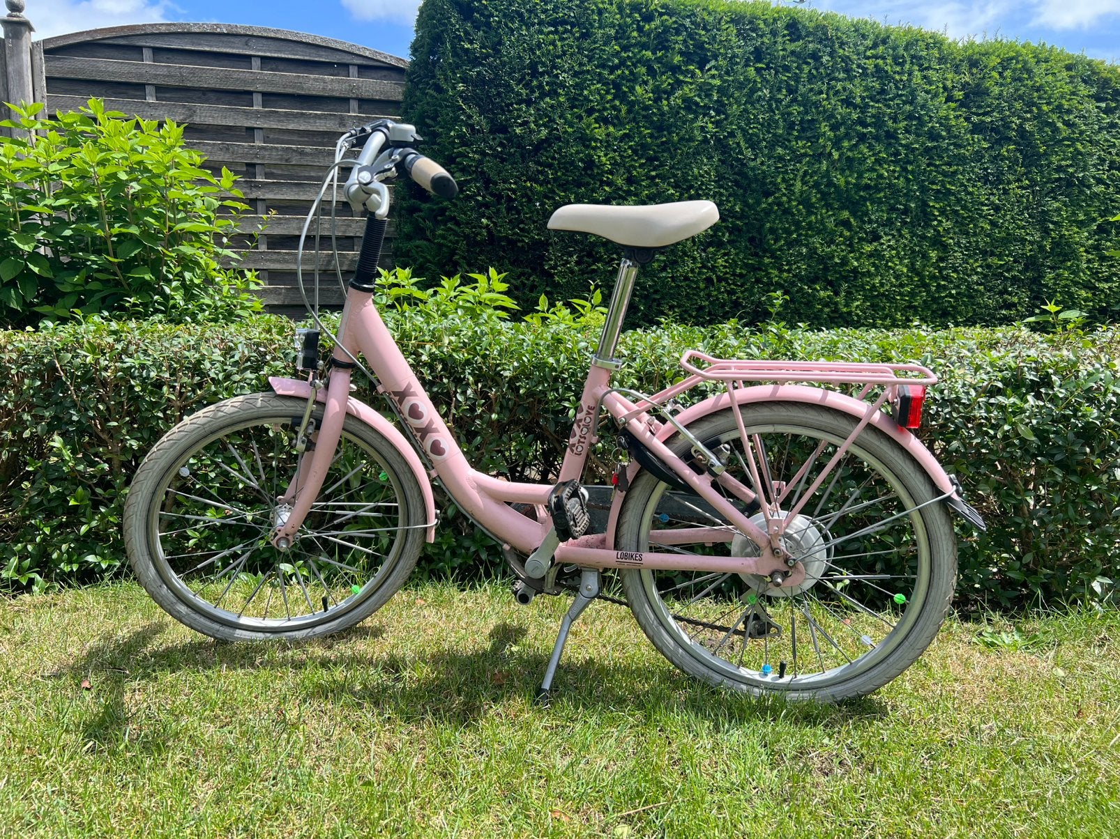 Meisjesfiets 6-8 jaar, Ophalen, Velgrem, Versnellingen, Zo goed als nieuw
