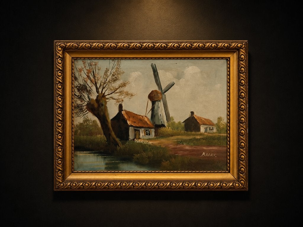 Far Away, Antiek en Kunst, Kunst | Schilderijen | Klassiek, Doek, Realistisch, Ophalen of Verzenden, Olieverf