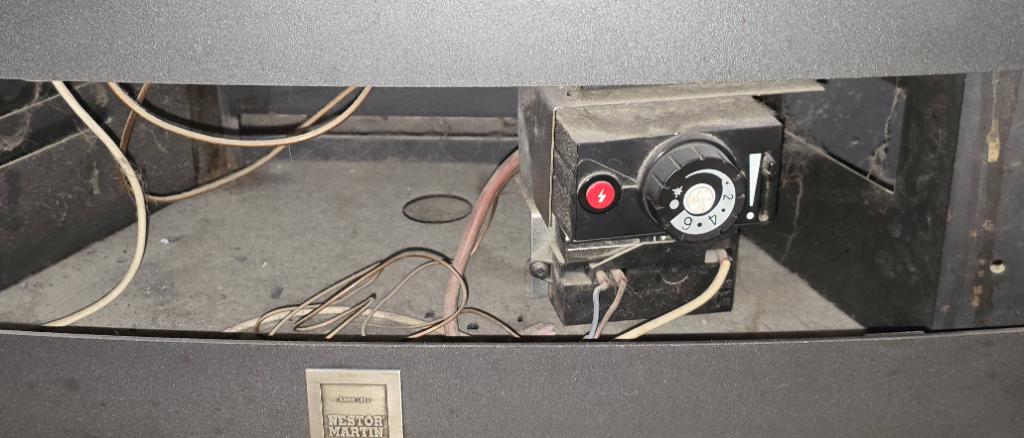 Poêle au gaz, Enlèvement, Suspendu, Gaz, Utilisé