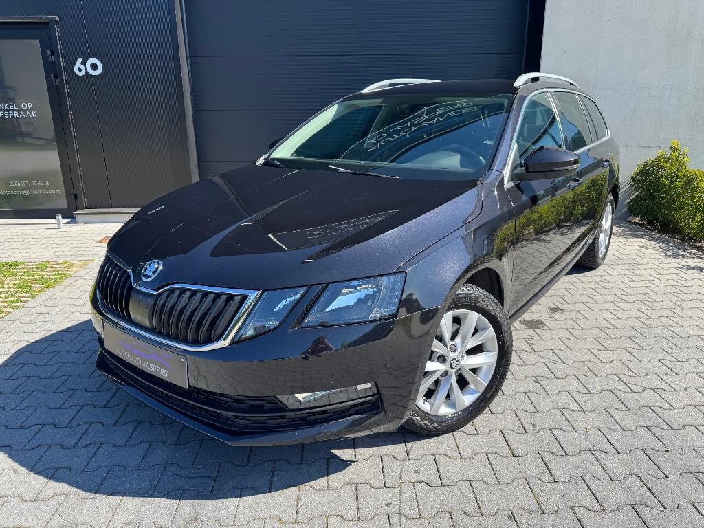 Skoda Octavia Combi 1.5 TSI / 150 pk / Automaat, Auto's, Stof, 1498 cc, Zwart, Bedrijf