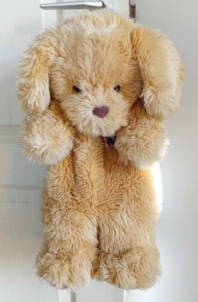 Rugzak knuffel, Ophalen, Zo goed als nieuw, Beige, Hond