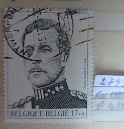 België nr. 2793 (O), Postzegels en Munten, Verzenden, Koninklijk huis, Zonder envelop, Gestempeld