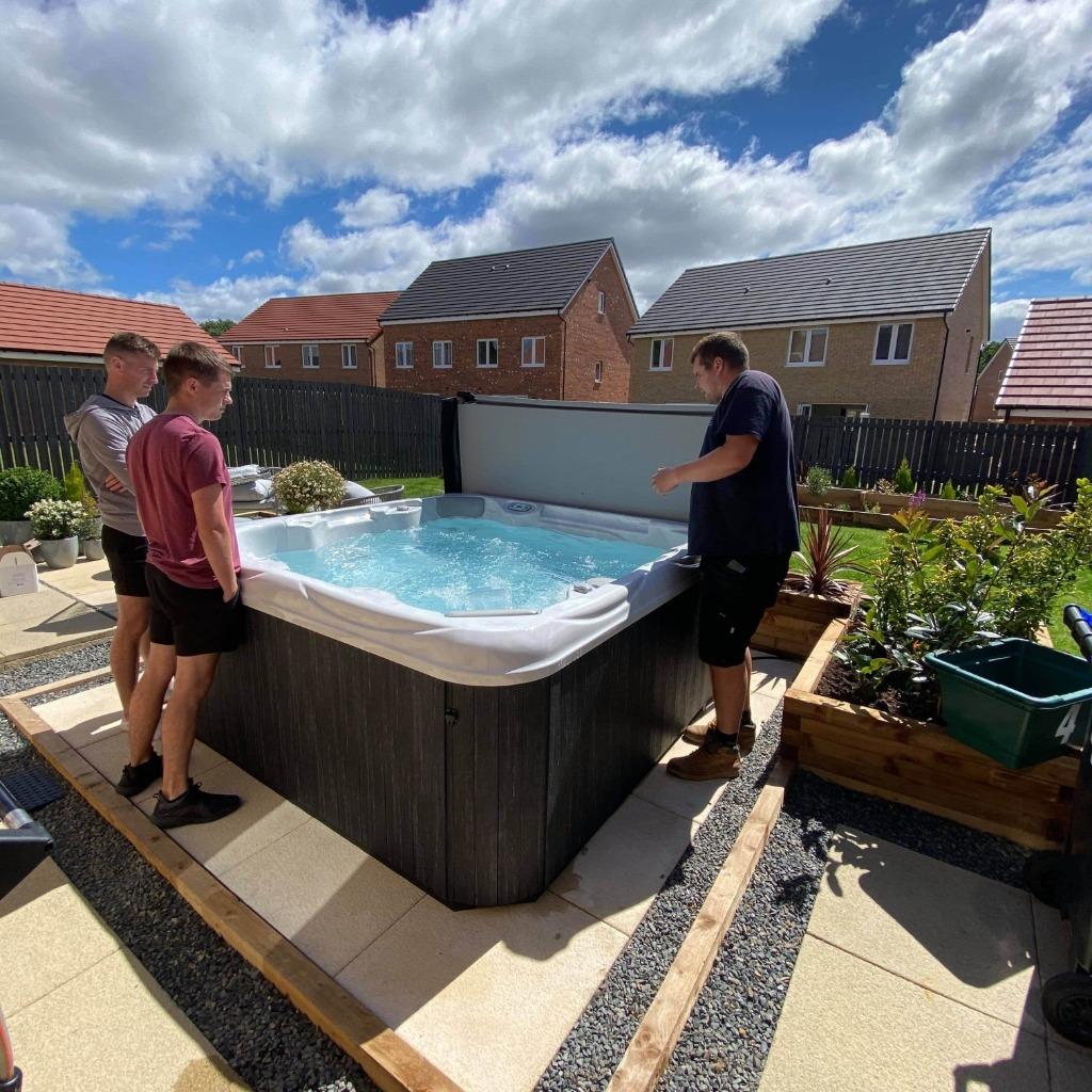 Un jacuzzi chez soi 💦😍votre sentiment de vacances est infi, Jardin & Terrasse, Terrasses, Neuf, Enlèvement