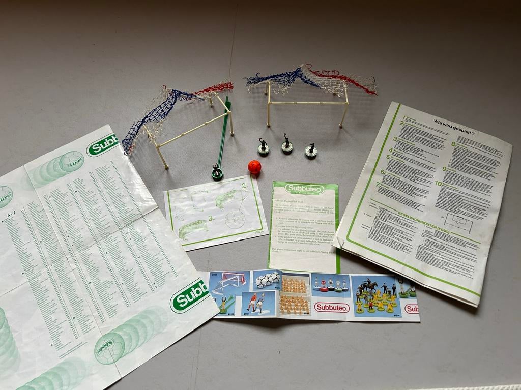 Subbuteo, 1 ou 2 joueurs, Enlèvement, Utilisé