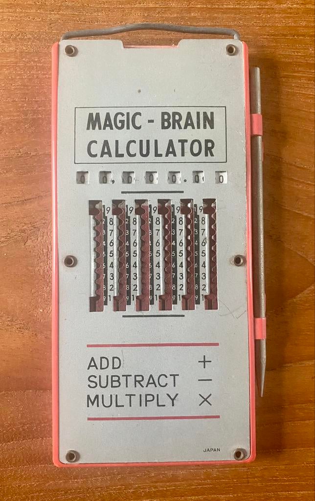 Magic-Brain Calculator with Stylus Japan 1955, Diversen, Ophalen, Zo goed als nieuw