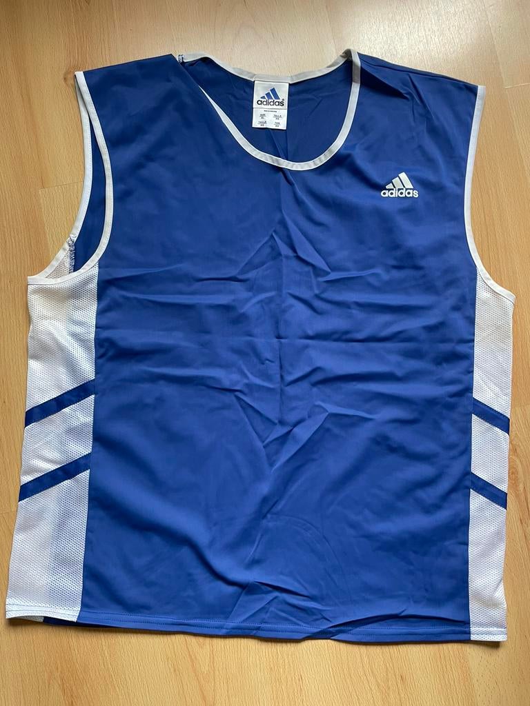 Adidas débardeur de sport XL, Kleding | Heren, Blauw, Maat 56/58 (XL), Ophalen of Verzenden, Zo goed als nieuw