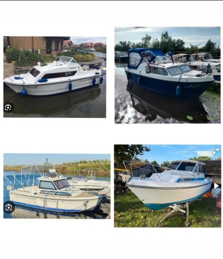 Recherche bateau cabine pêche promenade, Enlèvement
