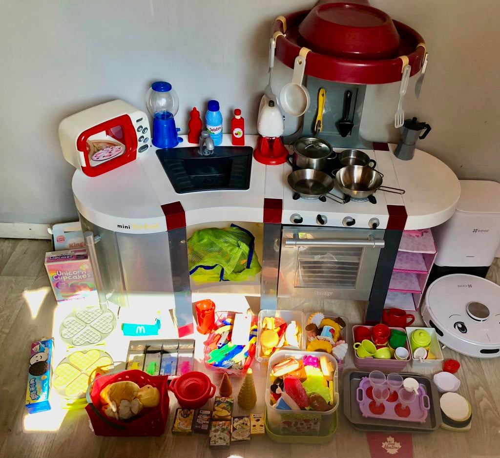 Cuisine enfant smoby mini tefal, Enlèvement, Comme neuf