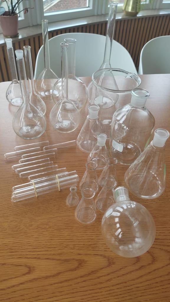 Verreries de laboratoire, Enlèvement, Utilisé