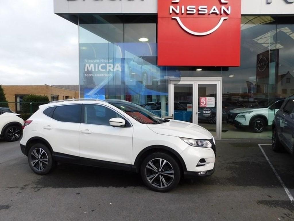 Nissan Qashqai 1.3 DIG-T N-Connecta  3 JAAR WAARBORG, Emergency brake assist, Wit, Bedrijf, 103 kW