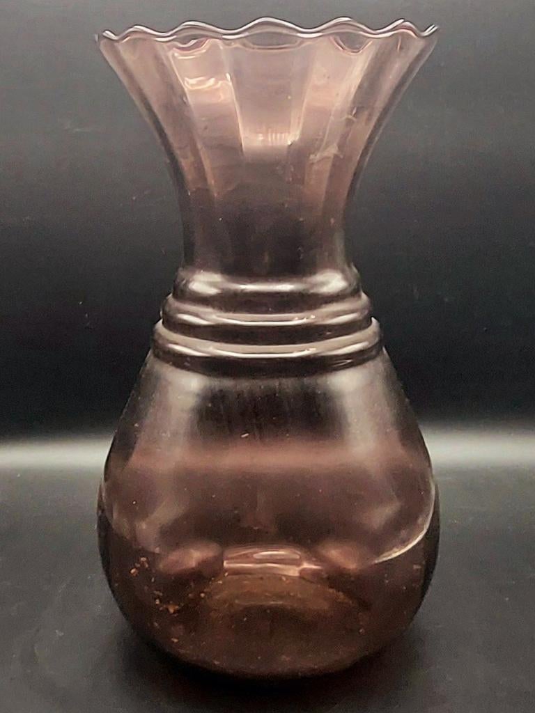 Grand vase en verre violet, Antiquités & Art, Enlèvement