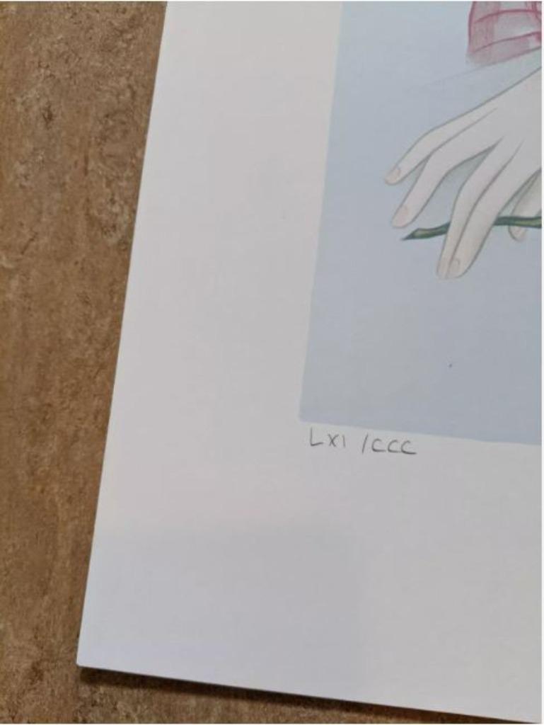 vintage lithografie Mara Tran Long genum.+sign. 1987   ``1``, Ophalen