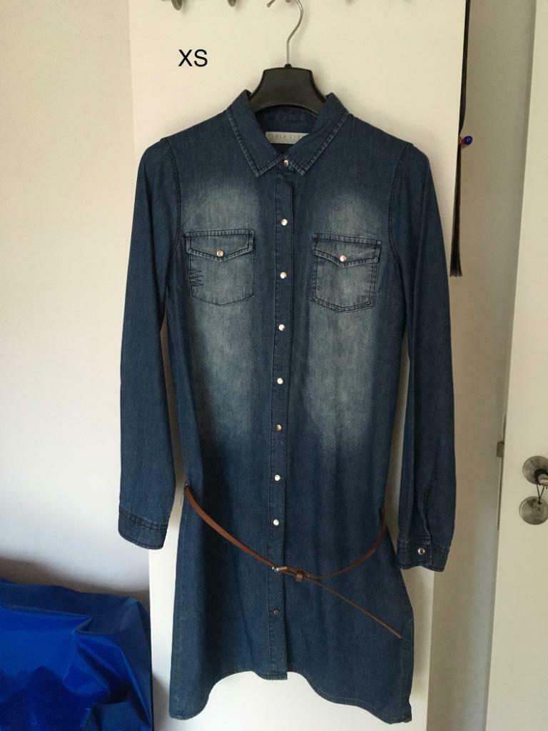 Prachtig jeanskleedje Lola Liza maat XS, Enlèvement ou Envoi, Lola & Liza, Comme neuf, Taille 34 (XS) ou plus petite