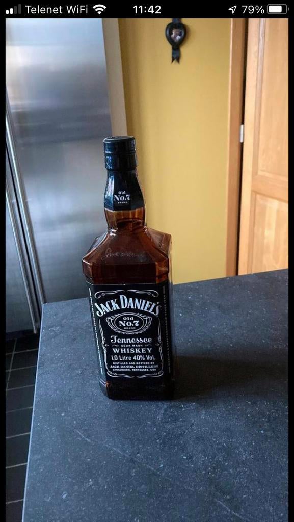 Bouteille de démonstration Jack Daniels 1 litre, Enlèvement ou Envoi, Neuf, Panneau publicitaire