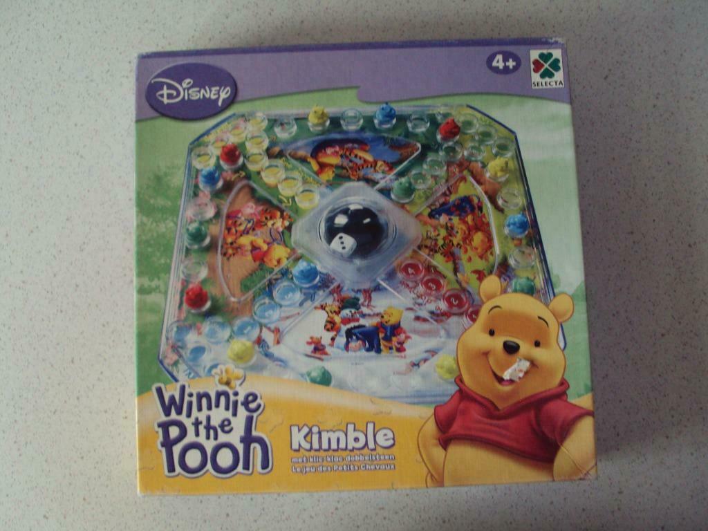Winnie The Pooh "Kimble"met Klic-Klac Dobbelsteen van Disney, Hobby en Vrije tijd, Ophalen of Verzenden, Zo goed als nieuw