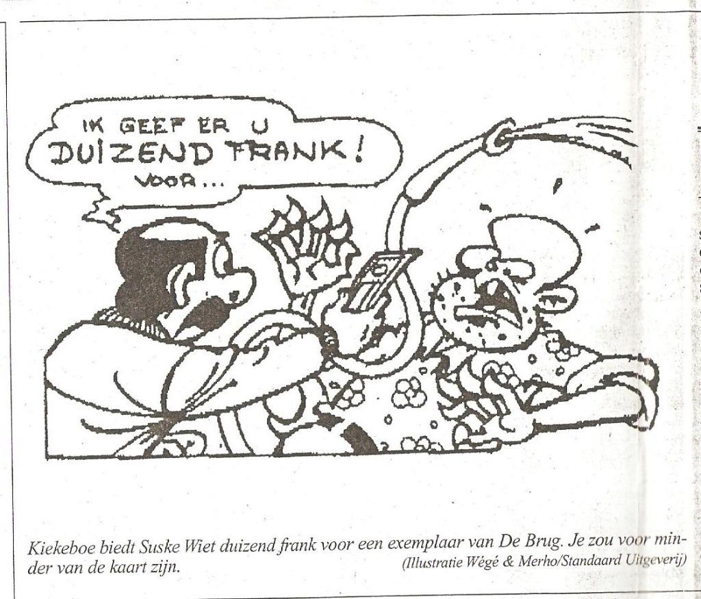 de brug super zeldzaam nummer kiekeboe ,  Merho zeldzaam, Boeken, Eén stripboek, Merho, Ophalen of Verzenden, Zo goed als nieuw