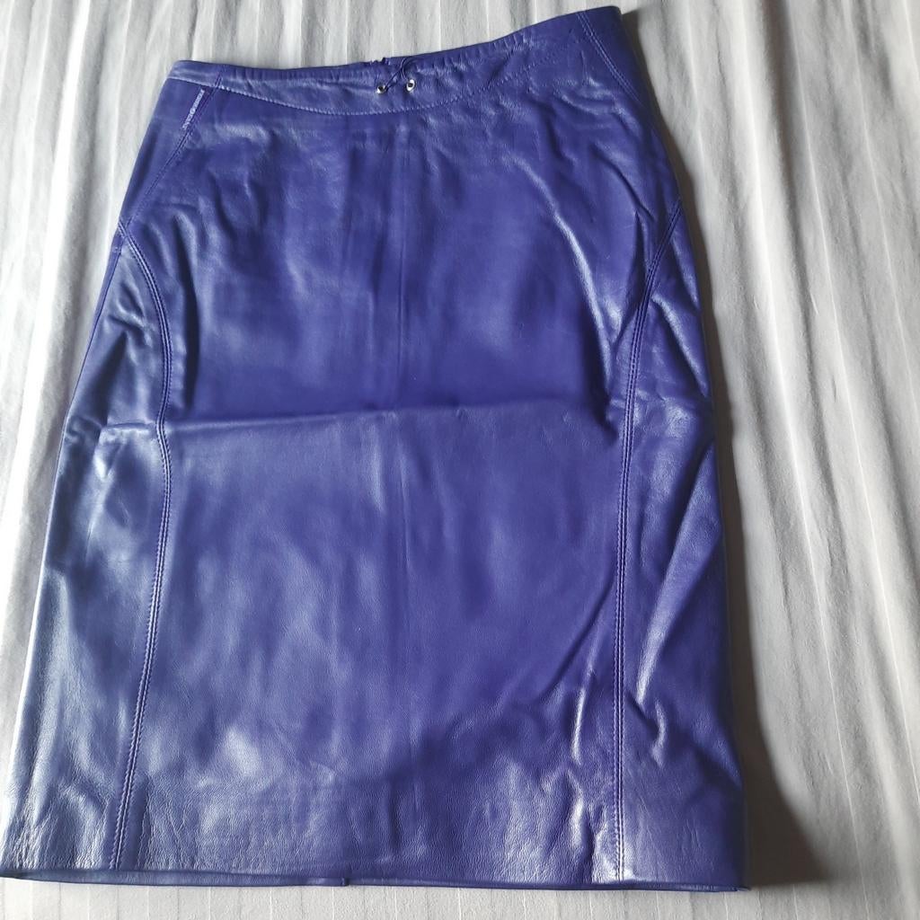 FERRE JEANS*ECHT LEDER*SMALL*NIEUW*PAARS*, Kleding | Dames, Rokken, Ophalen, Paars, GIANFRANCO FERRE, Nieuw