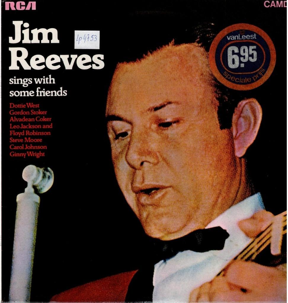 Vinyl, LP   --   Jim Reeves – Jim Reeves Sings With Some Fri, Ophalen of Verzenden, Overige formaten