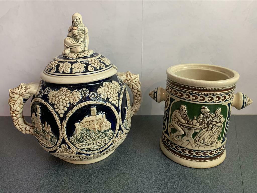 Pots en grès colorés Bavarois, Ophalen