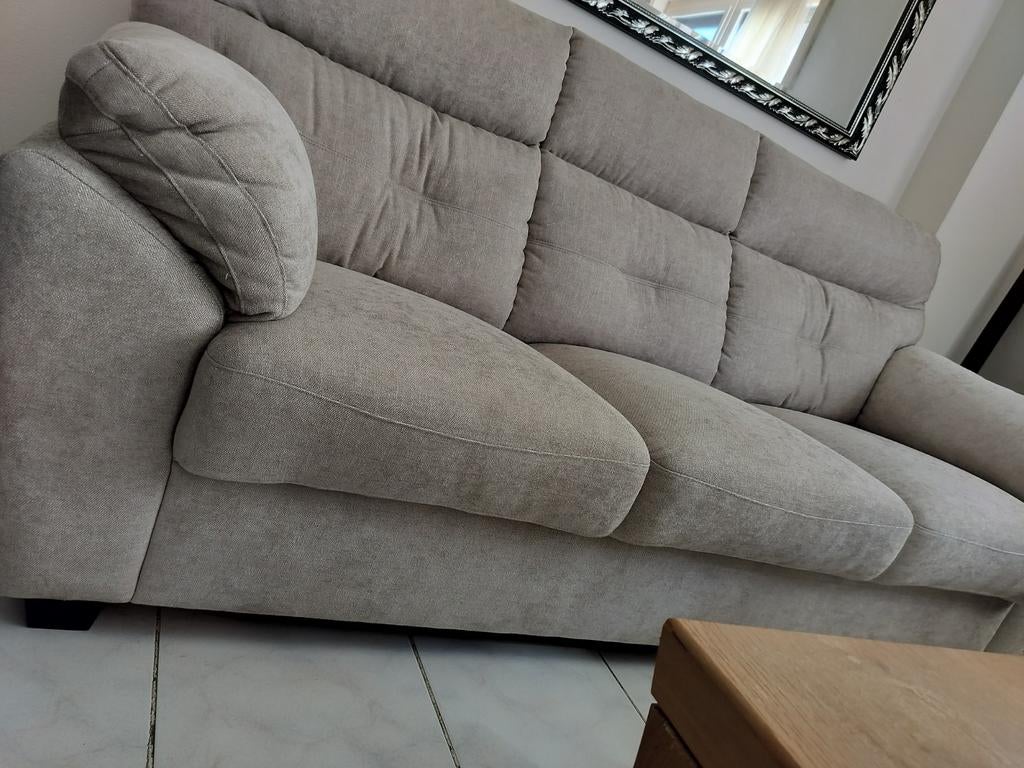 Sofa in beige kleur, Huis en Inrichting, Ophalen of Verzenden, Stof