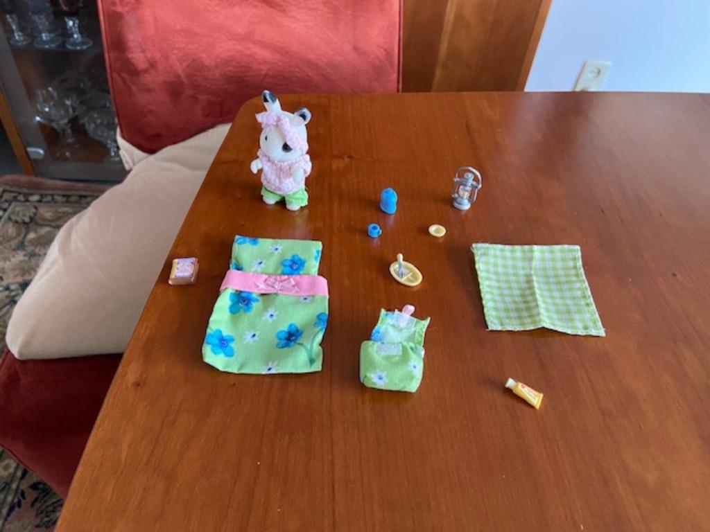 Sylvanian Ingrid Blackberry-kampeerset., Ophalen of Verzenden, Zo goed als nieuw, Poppenhuis