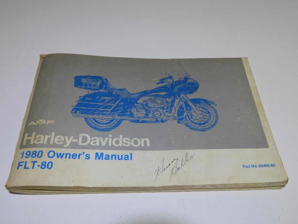 Harley-Davidson Gebruikers Handleiding 1980, Motos, Modes d'emploi & Notices d'utilisation, Enlèvement ou Envoi, Harley-Davidson ou Buell