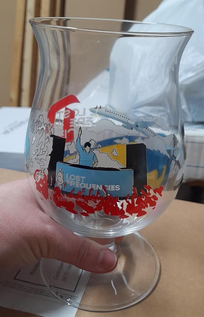 Duvel glas, Ophalen of Verzenden, Zo goed als nieuw, Glas of Glazen, Duvel