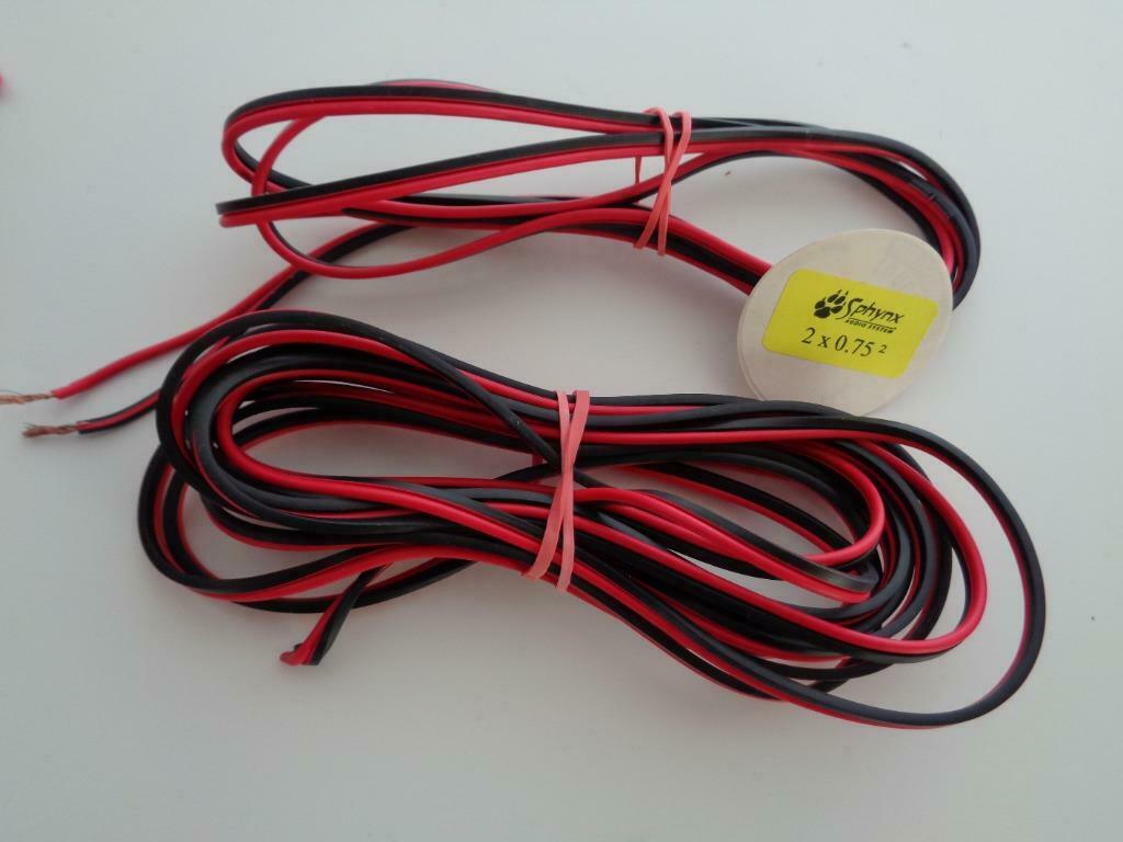 Câble rouge/noir Marque Sphynx, Enlèvement ou Envoi, Utilisé
