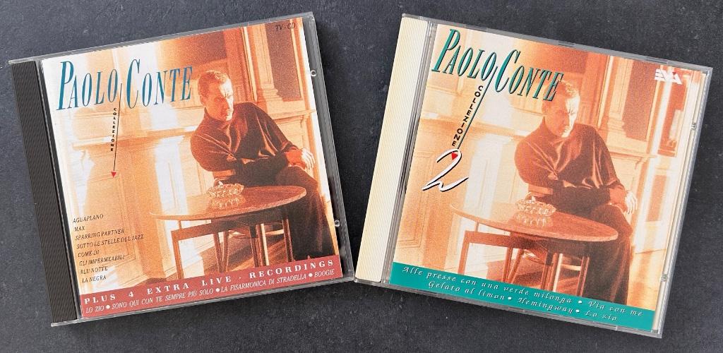 PAOLO CONTE - Collezione vol. 1 & 2 ( 2 CDs ), Cd's en Dvd's, Verzenden, 1980 tot heden, Zo goed als nieuw, Jazz