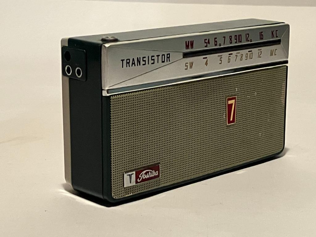 Radio transistor "7" 7PS-440S Toshiba 50s fonctionne impec., Enlèvement ou Envoi, Radio