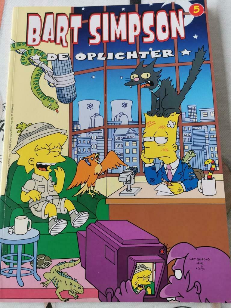 M. Groening - De oplichter Bart Simpson, Eén stripboek, Ophalen of Verzenden, Zo goed als nieuw, M. Groening