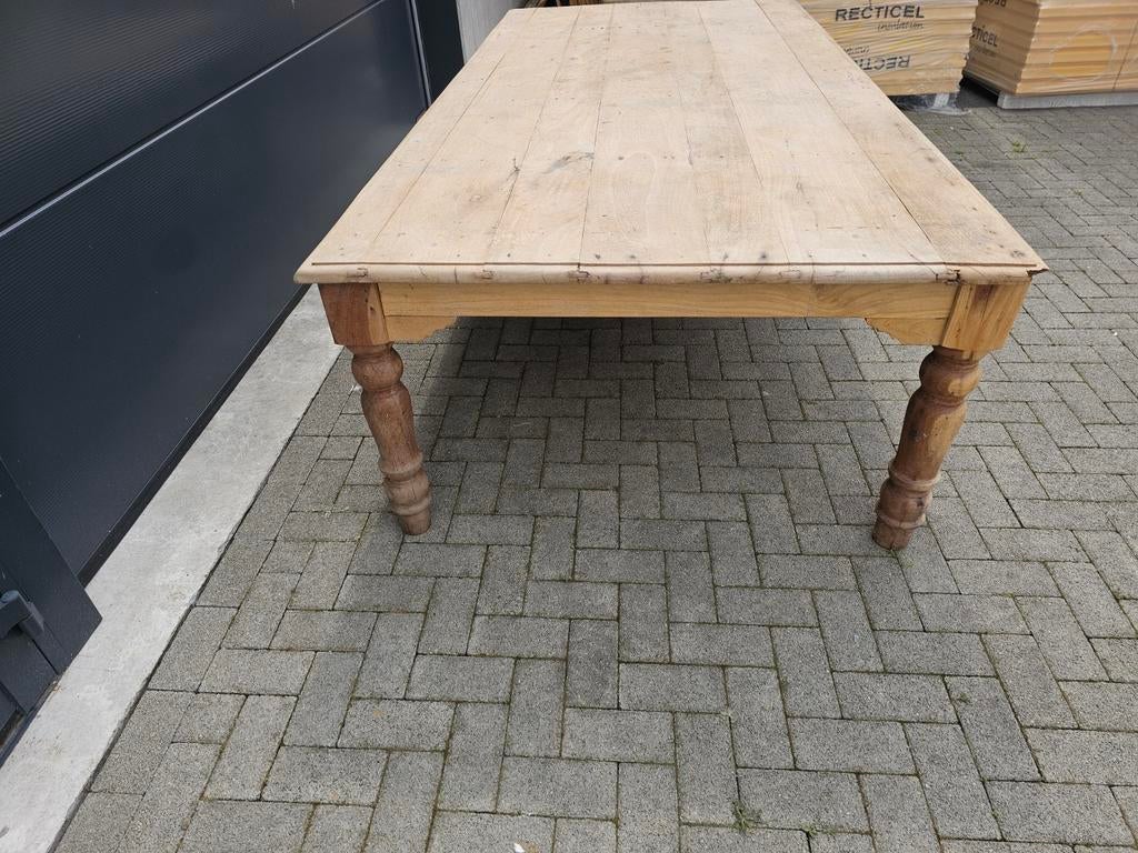 Landelijke tafel / Kloostertafel, Huis en Inrichting, Ophalen, Gebruikt, 100 tot 150 cm, Eikenhout