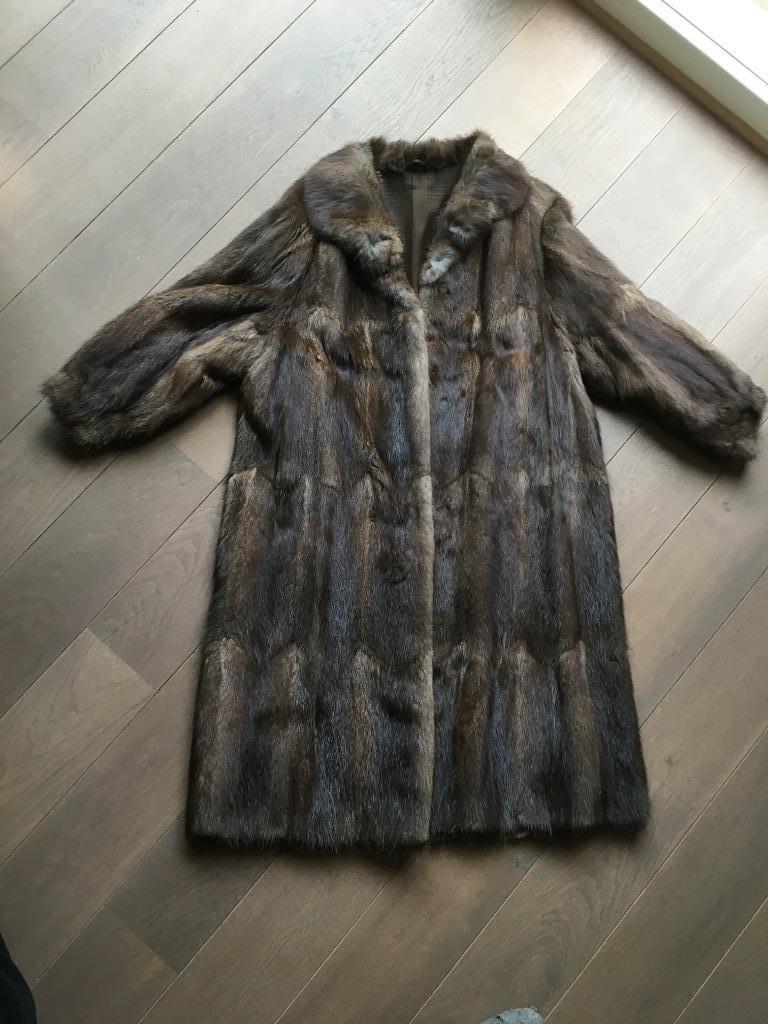 Bontjas, Enlèvement, Porté, Taille 46/48 (XL) ou plus grande, Brun